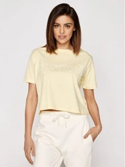 Sprandi Γυναίκες T-shirts T-Shirt SS21-TSD005 Κίτρινο Cropp Fit