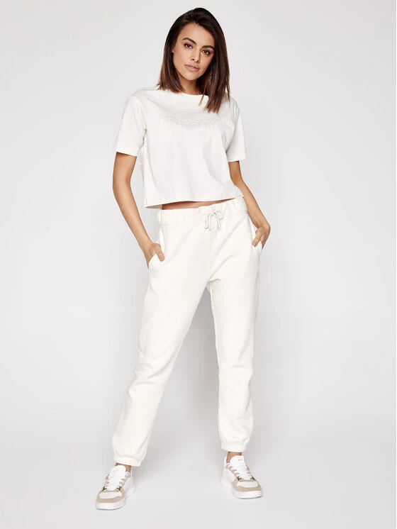 Sprandi Γυναίκες T-shirts T-Shirt SS21-TSD002 Μπεζ Cropp Fit 4 Sprandi Γυναίκες T-shirts T-Shirt SS21-TSD002 Μπεζ Cropp Fit - Image 2