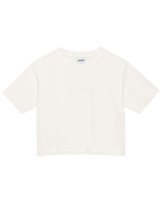 Sprandi Γυναίκες T-shirts T-Shirt SS21-TSD002 Μπεζ Cropp Fit 7 Sprandi Γυναίκες T-shirts T-Shirt SS21-TSD002 Μπεζ Cropp Fit - Image 5