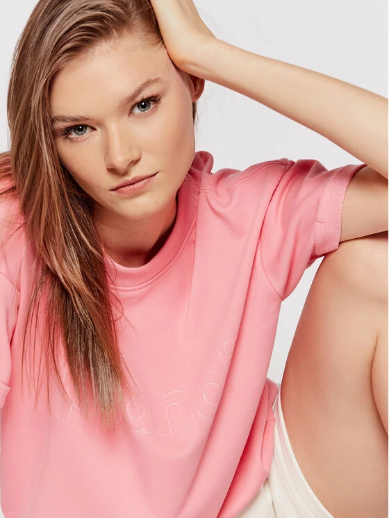 Sprandi Γυναίκες T-shirts T-Shirt SS21-TSD007 Ροζ Regular Fit 6 Sprandi Γυναίκες T-shirts T-Shirt SS21-TSD007 Ροζ Regular Fit - Image 4