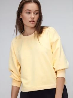 Sprandi Γυναίκες Μπλούζες Μπλούζα AW21-BLD010 Κίτρινο Relaxed Fit