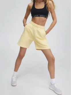Sprandi Γυναίκες Αθλητικά Σορτς Αθλητικό σορτς SS21-SHD003 Κίτρινο Regular Fit